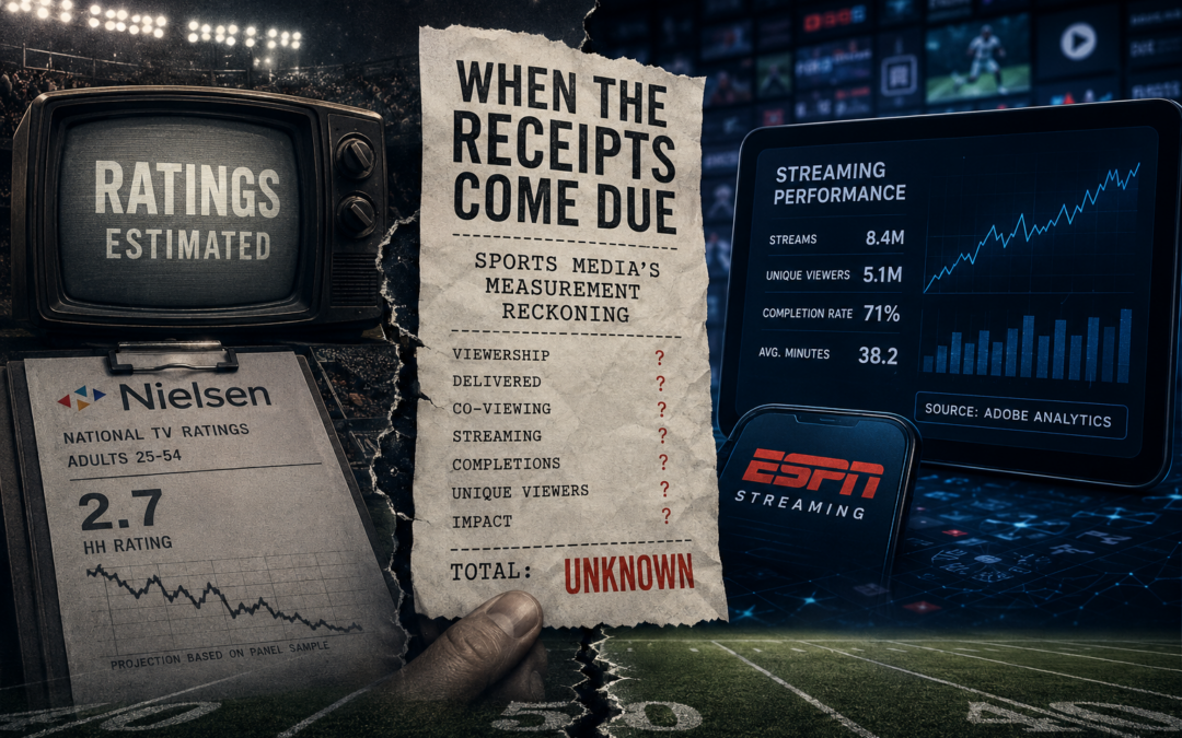When the Receipts Come Due: Sports Media’s Measurement Reckoning
