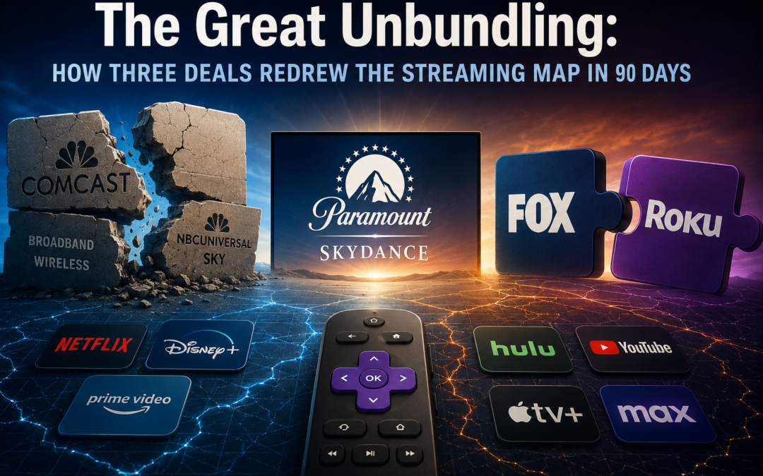 State of the Streaming Industry Q3 – The Great Unbundling: How Three Deals Redrew the Streaming Map in 90 Days